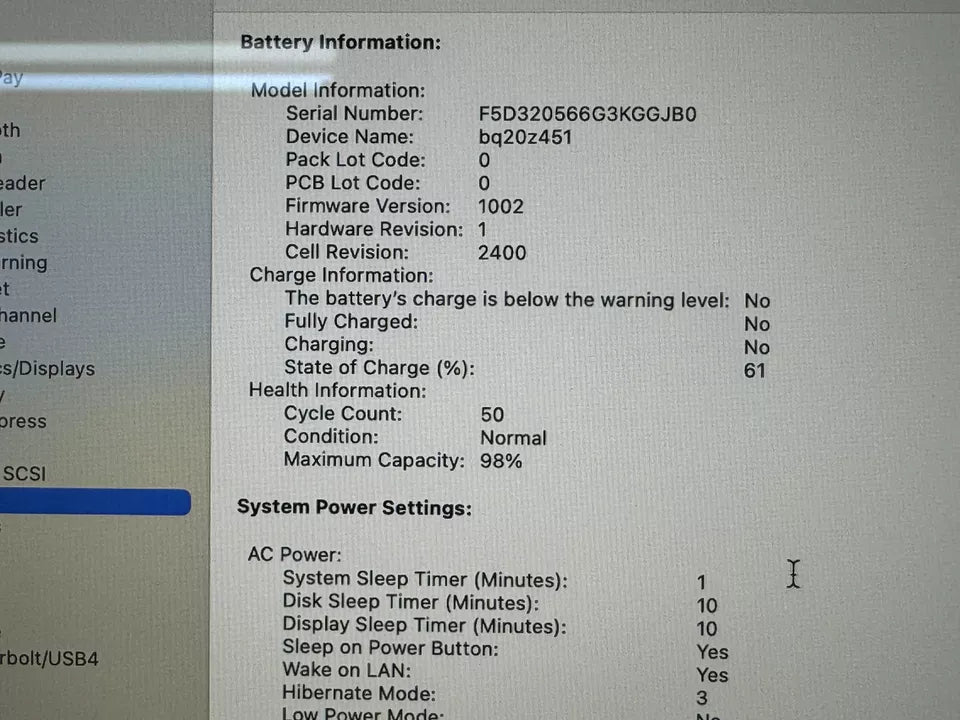 Apple MacBook Pro 2022, Apple M2, 13.3" Retina, 8GB RAM, 512GB SSD, Sonoma 14.5